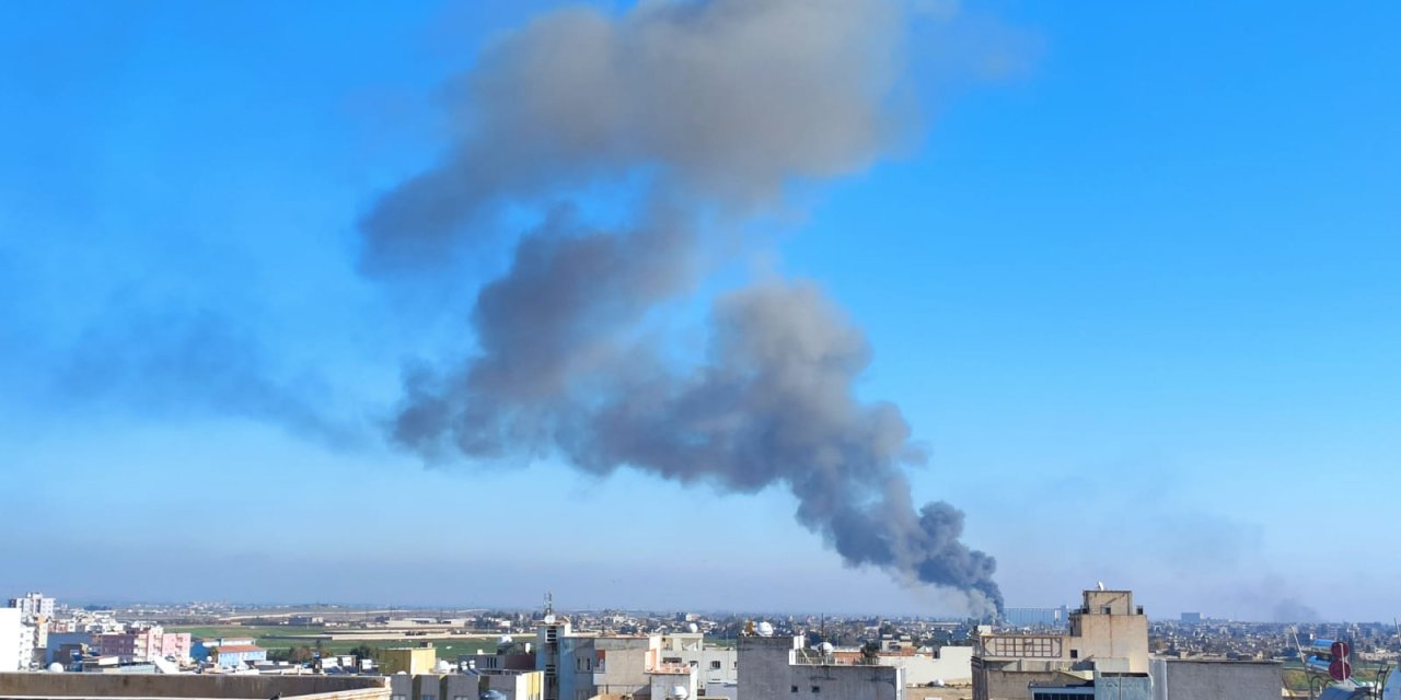 Mardin sınırındaki Kamışlı'da peş peşe patlama