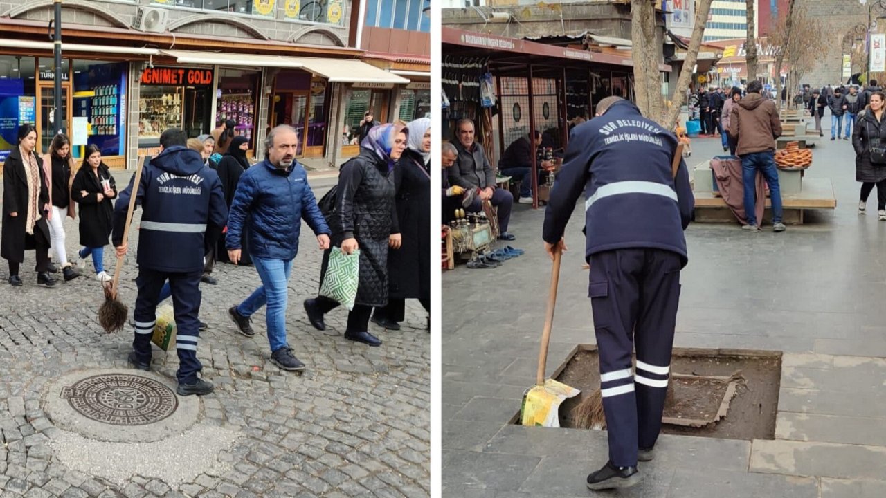 Diyarbakır Tarihi İlçesi Sur'da Temizlik Çalışmaları Hızlandı!