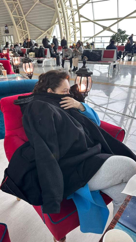 Diyarbakır Havalimanı'nda soğukla mücadele
