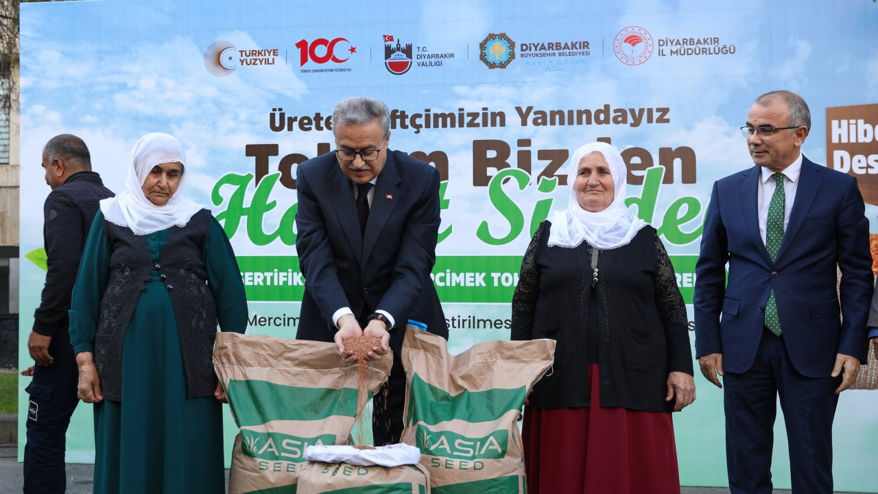 Diyarbakır’da kırsal üreticilere destek