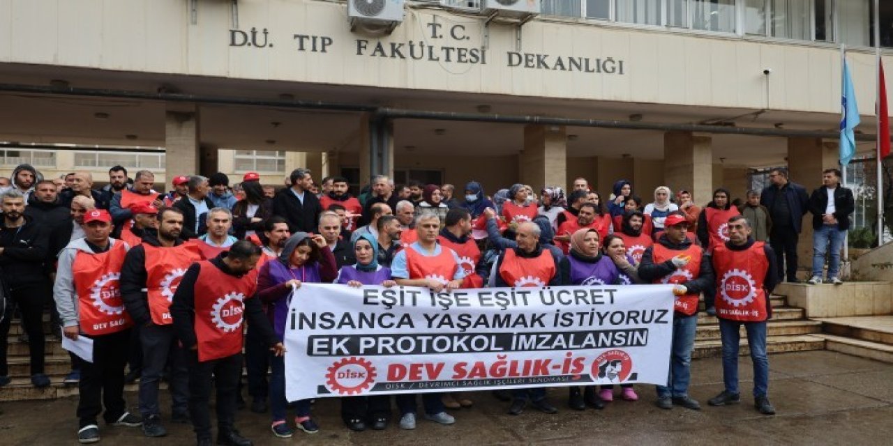 Diyarbakır’da sağlık emekçilerinin isyanı sürüyor