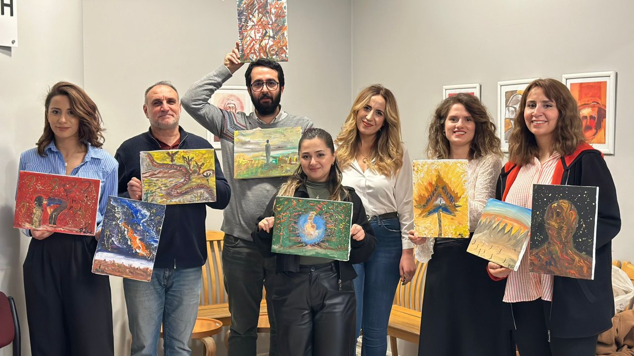 Diyarbakırlı sanatçı Şerîvan Tutuş, memleketinde ikinci atölyesini açtı