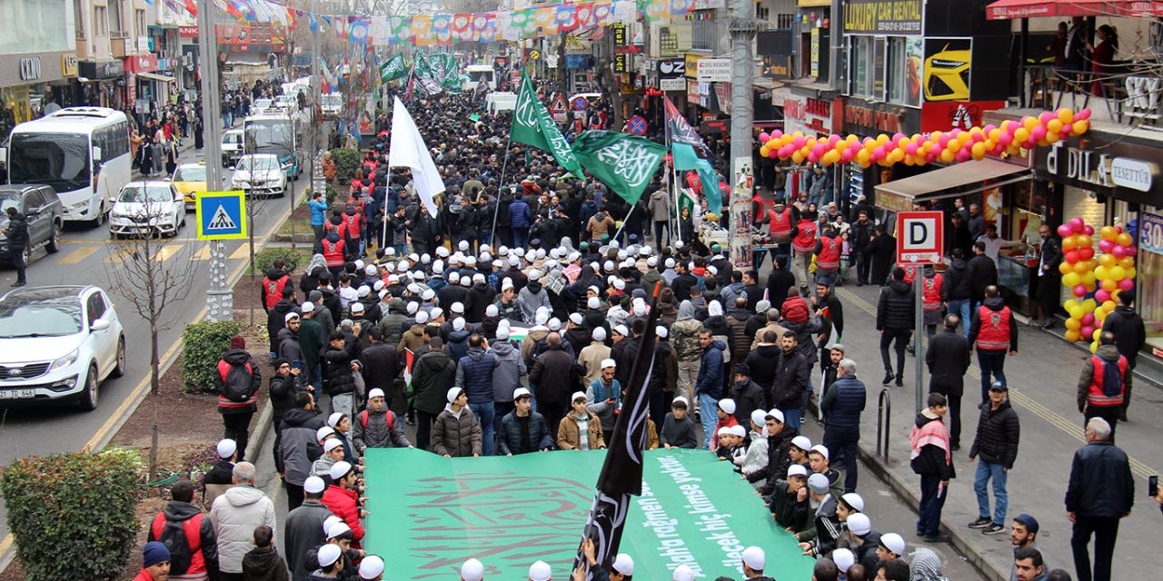 Diyarbakır’da "Aksa Tufanına Destek Yürüyüşü"