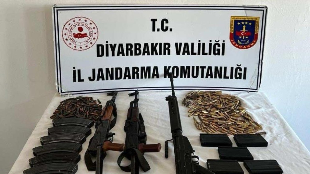 Diyarbakır’da ruhsatsız silah operasyonu