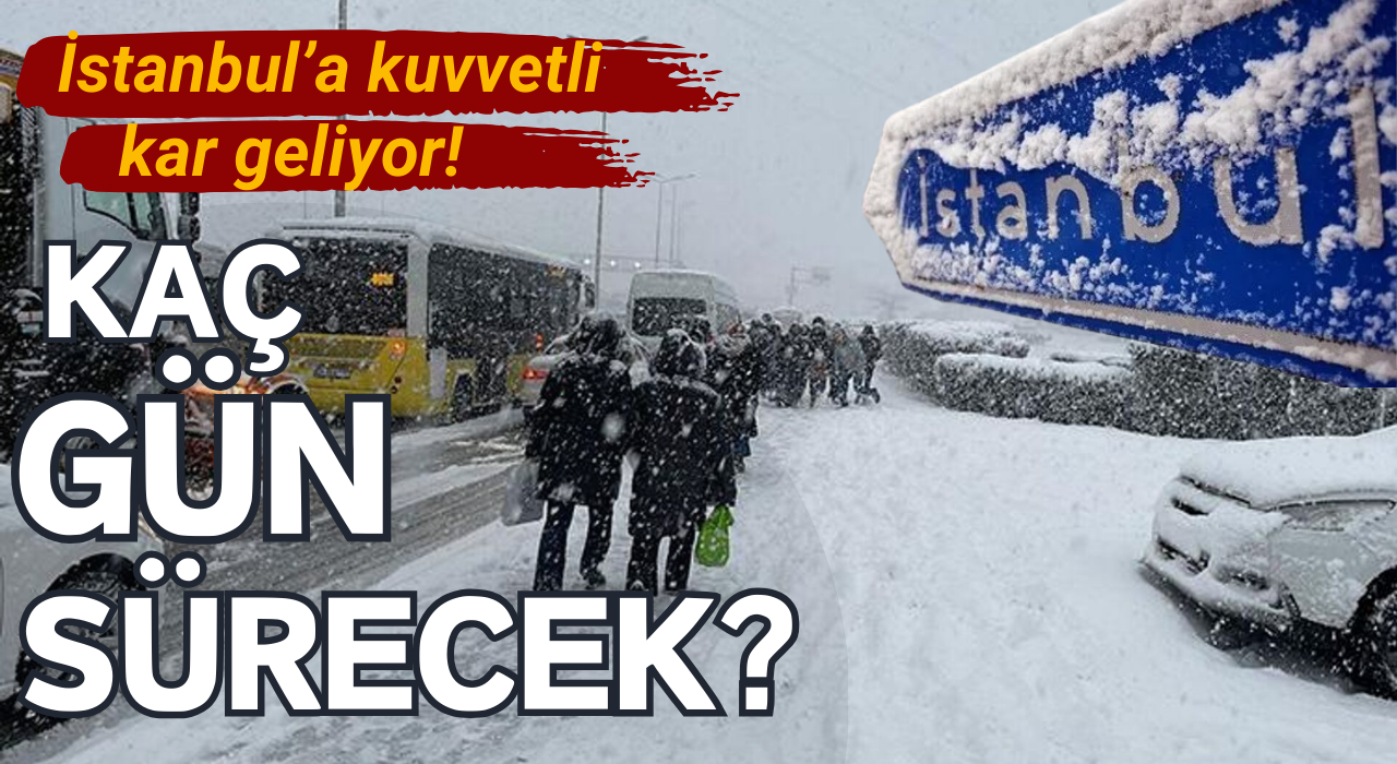 İstanbul'da kar alarmı: AKOM saat vererek uyardı!