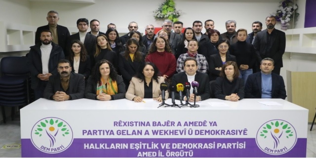 DEM Parti Diyarbakır’dan kayyım açıklaması