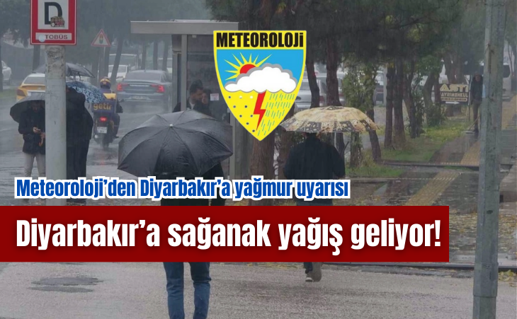 Meteoroloji'den Diyarbakır'a yağış uyarısı! Yağmur kaç gün sürecek? Güncel hava durumu verileri