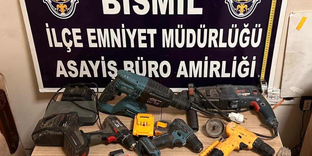 Diyarbakır’da çaldığı malzemeleri satarken yakalandı