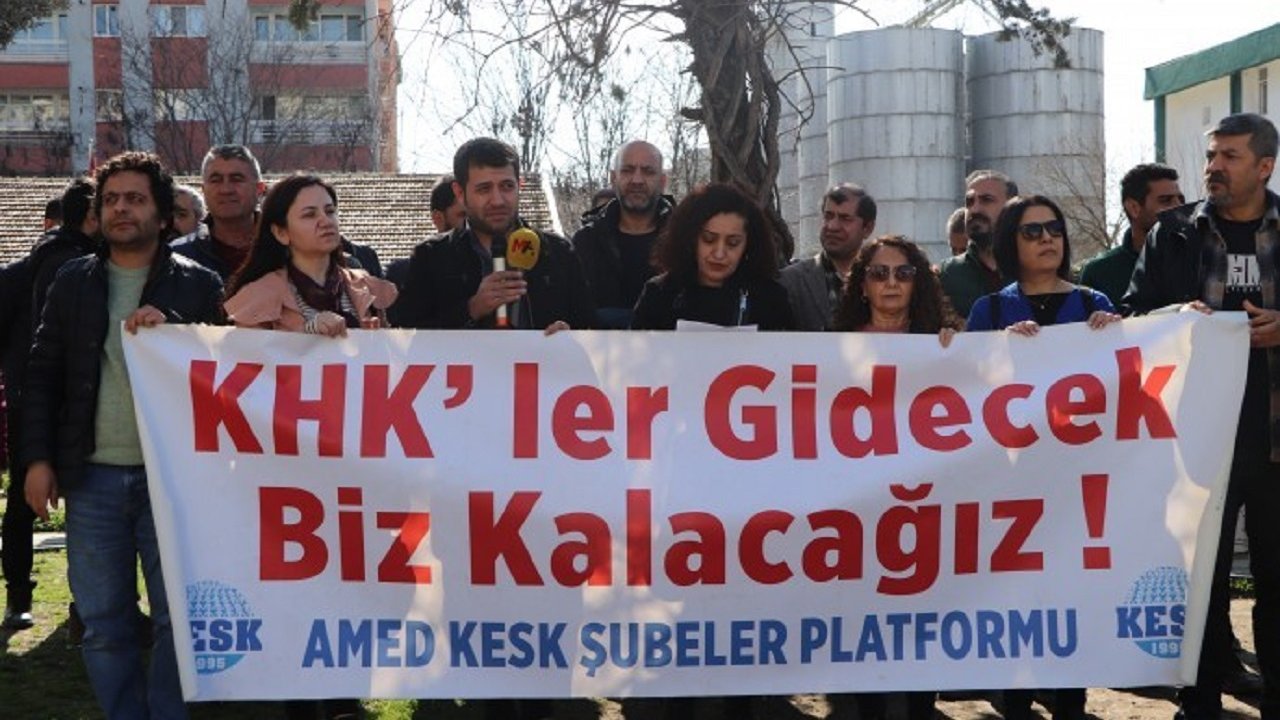 Diyarbakır’daki KHK eylemi 87’nci haftasında