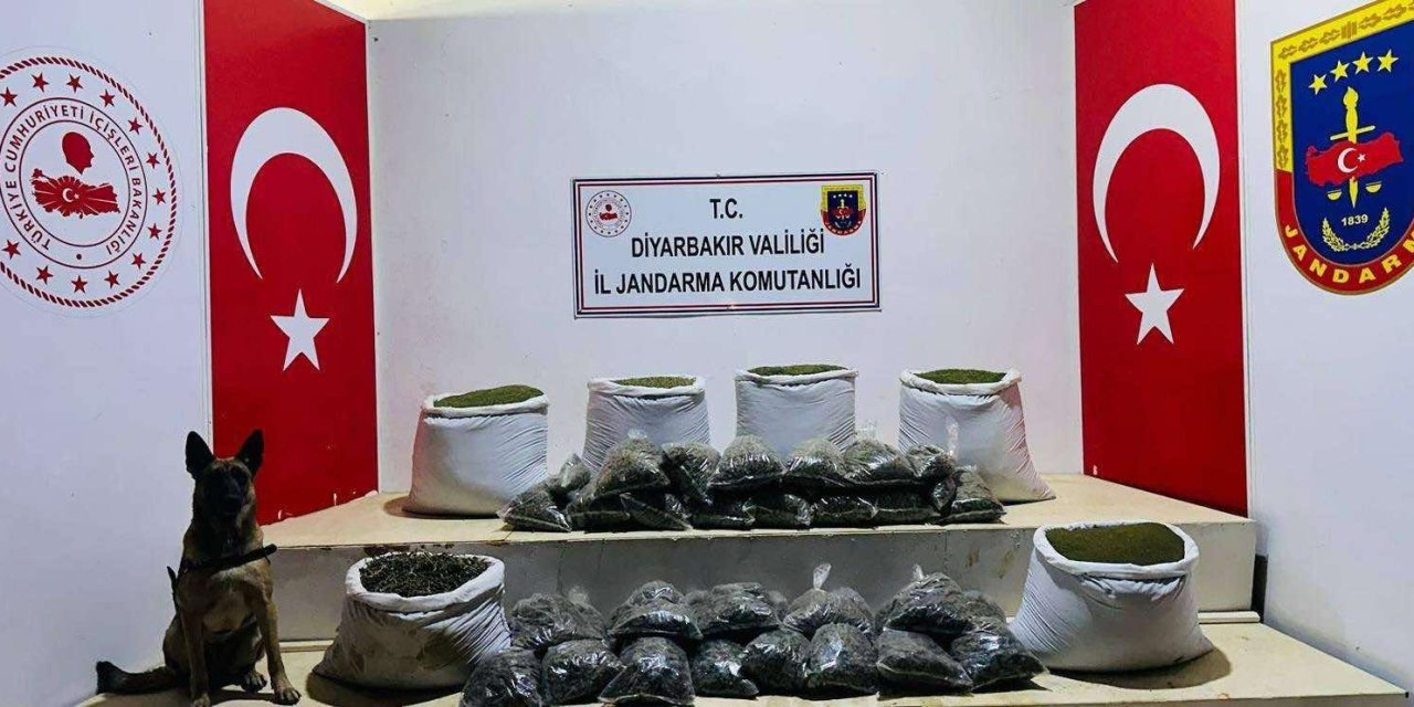 Diyarbakır’da 226 kilogram esrar ele geçirildi