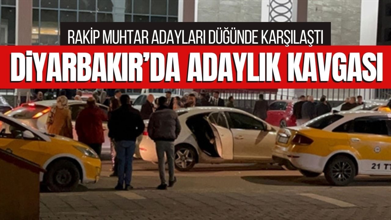 Diyarbakır'da düğünde 'muhtarlık' seçimi kavgası