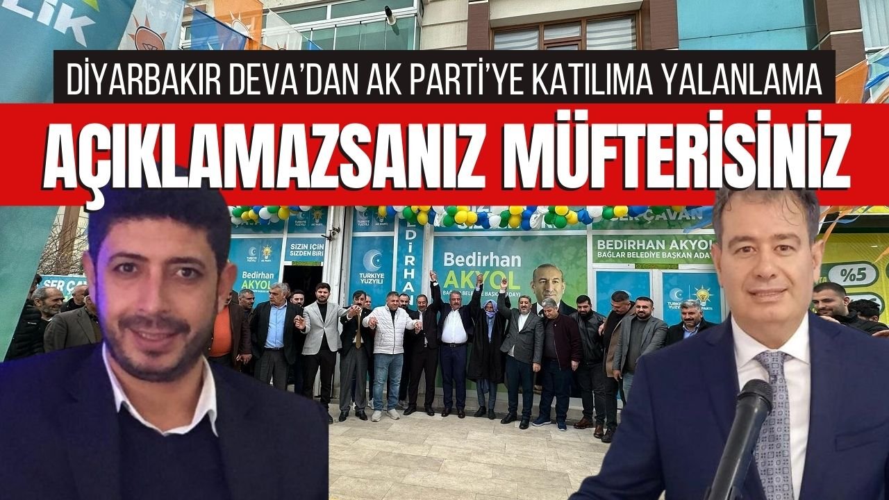 Diyarbakır DEVA’dan Ak Parti’ye katılıma yalanlama