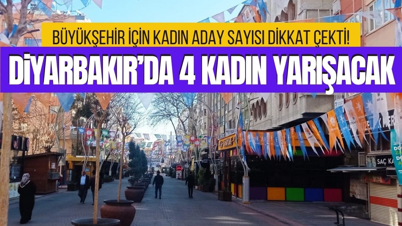 Diyarbakır Büyükşehir'de kaç aday yarışıyor?