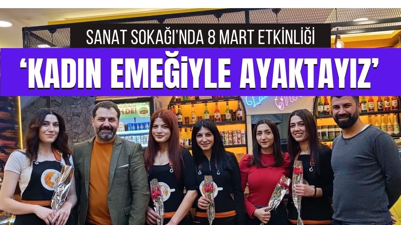 Diyarbakır Sanat Sokağı kadın çalışanlarına ziyaret