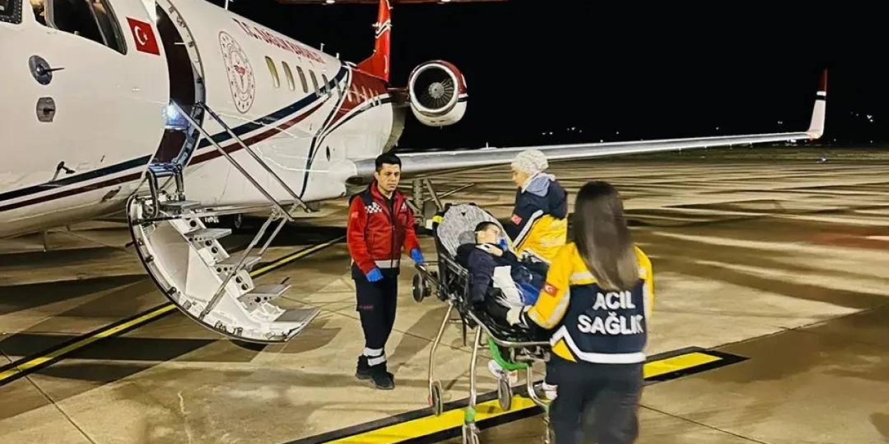 Şırnak’ta ambulans uçak ve helikopter, 2 hasta için havalandı