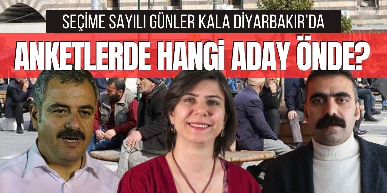 Seçime sayılı günler kala Diyarbakır anketlerinde kim önde?