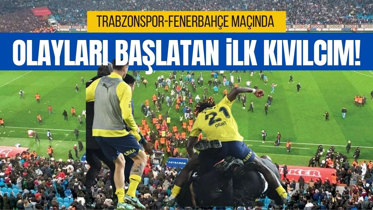 Trabzon-Fenerbahçe maçında neler yaşandı?