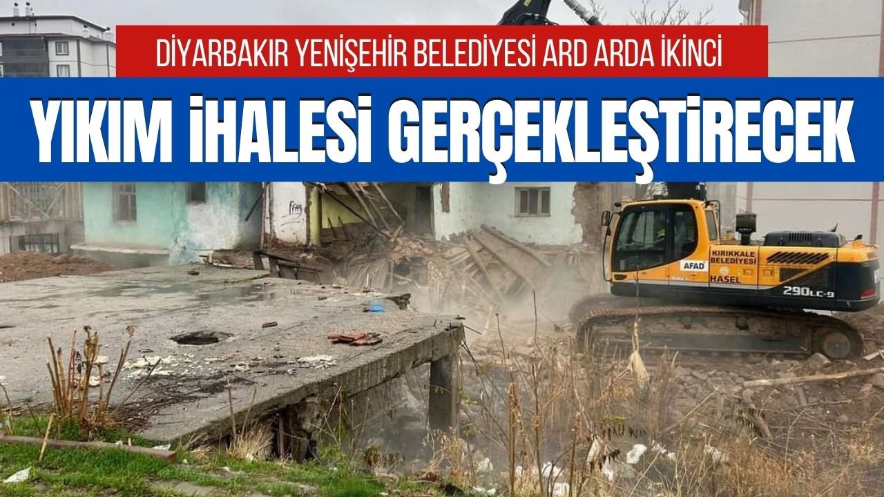 Yenişehir Belediyesi’nden arda arda ikinci yıkım ihalesi