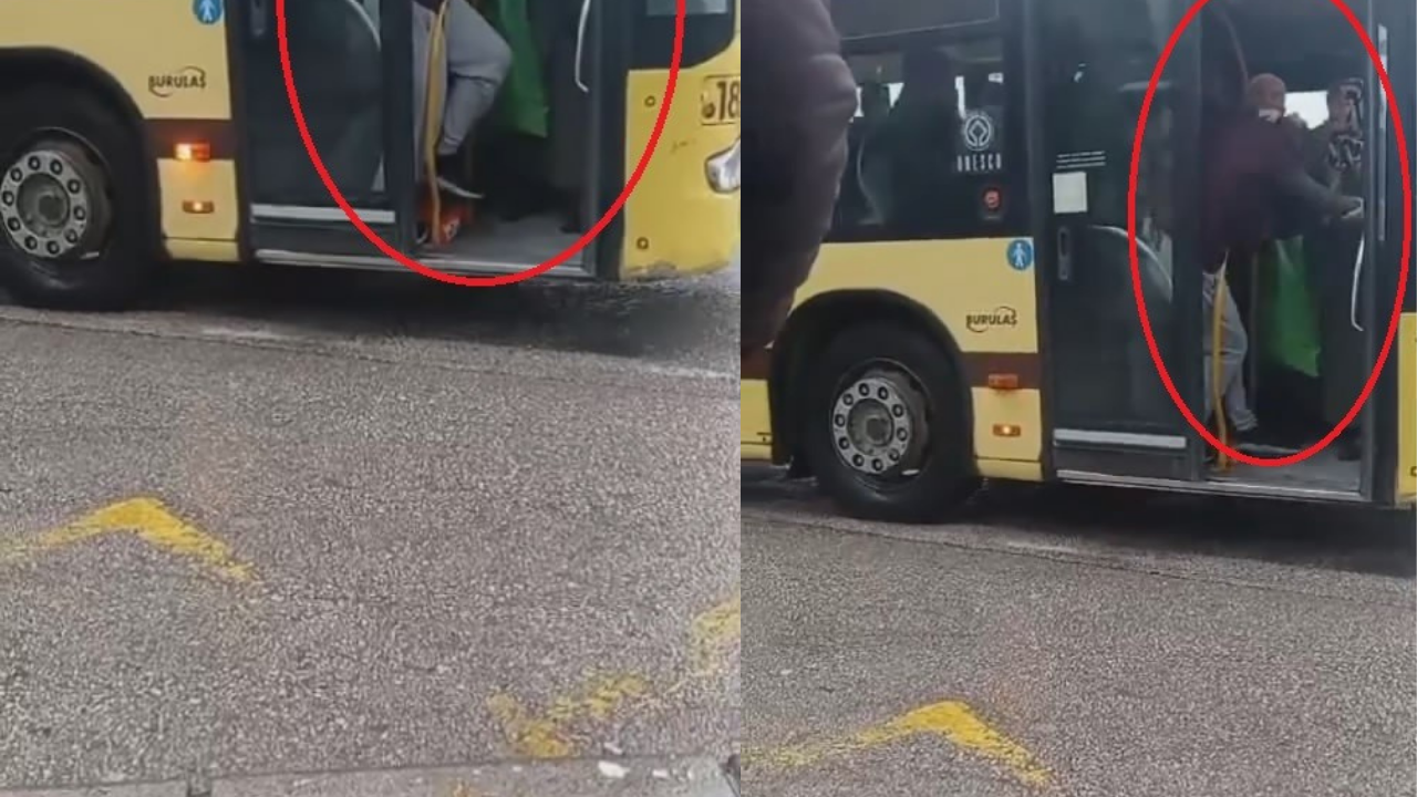 Yolcu dolu otobüs ringe dönüştü, kavganın nedeni şoke etti!