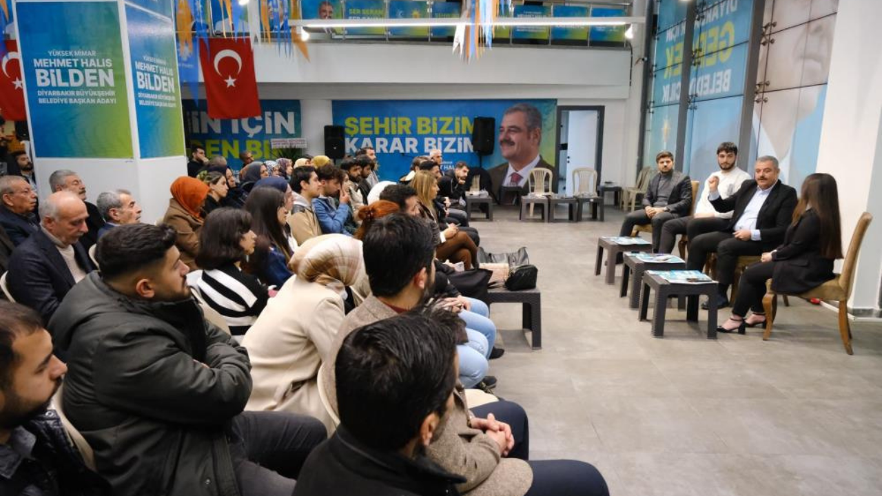 Diyarbakır Büyükşehir Başkan Adayı Bilden üniversitelilerle buluştu!
