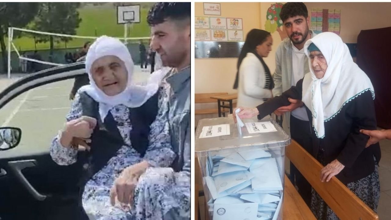 Diyarbakır’ın en yaşlı seçmenleri oylarını kullandı