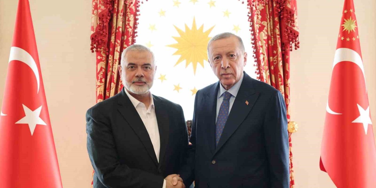 Cumhurbaşkanı Erdoğan, Haniye’yi kabul etti