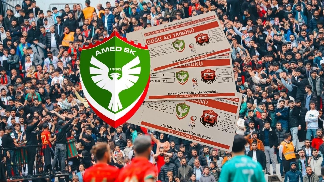 Amedspor-Menemenspor maçının bilet fiyatı belli oldu