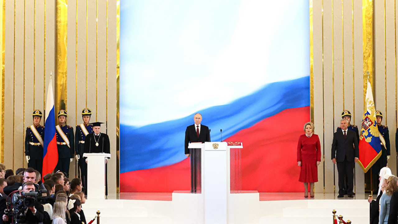 Putin beşinci kez Rusya Devlet Başkanı oldu