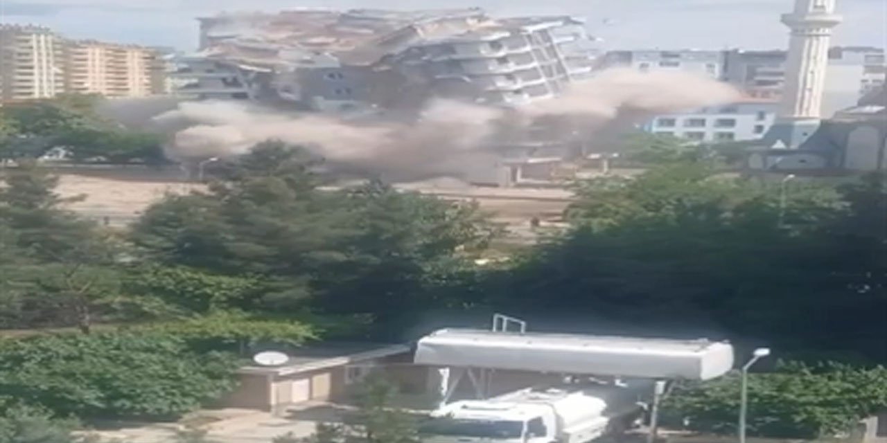 Diyarbakır’da 12 katlı bina, yıkım sırasında çöktü