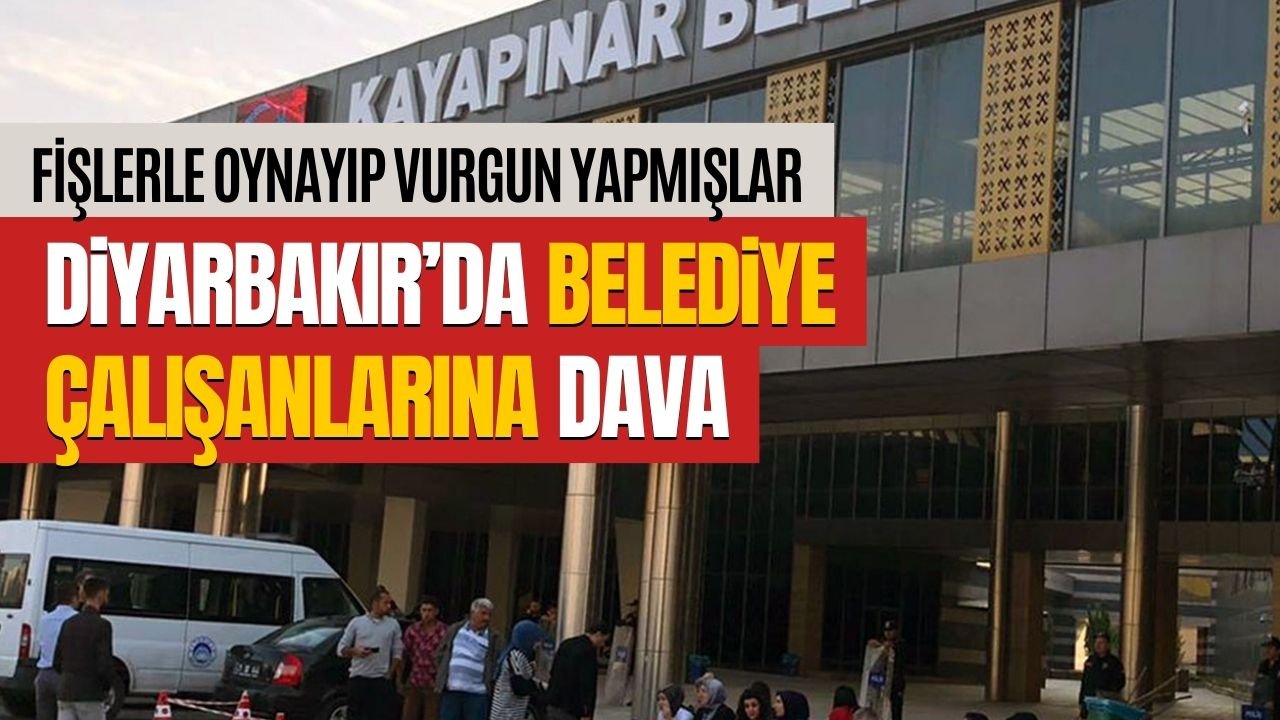 Diyarbakır’da 11 belediye çalışanına dava