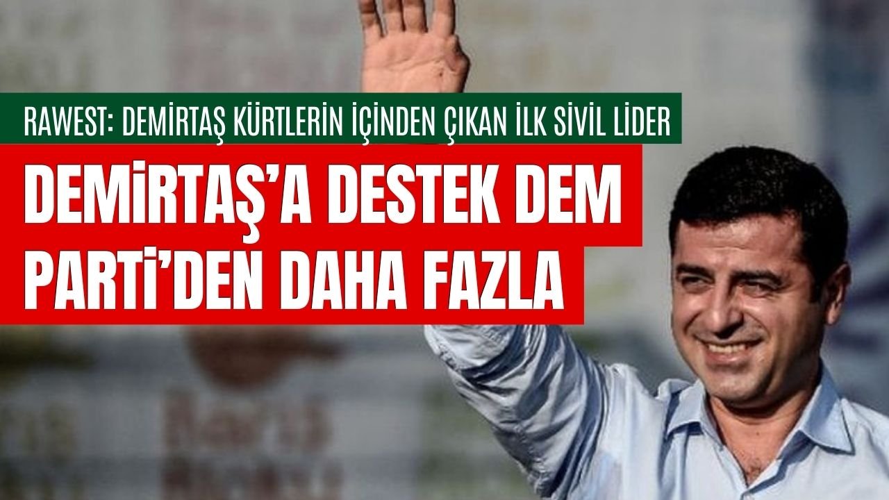 “Demirtaş'a destek Dem Parti'den daha fazla”