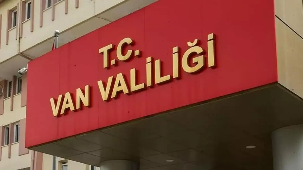 Van'da gösteri yürüyüşleri ve toplantılar yasaklandı!