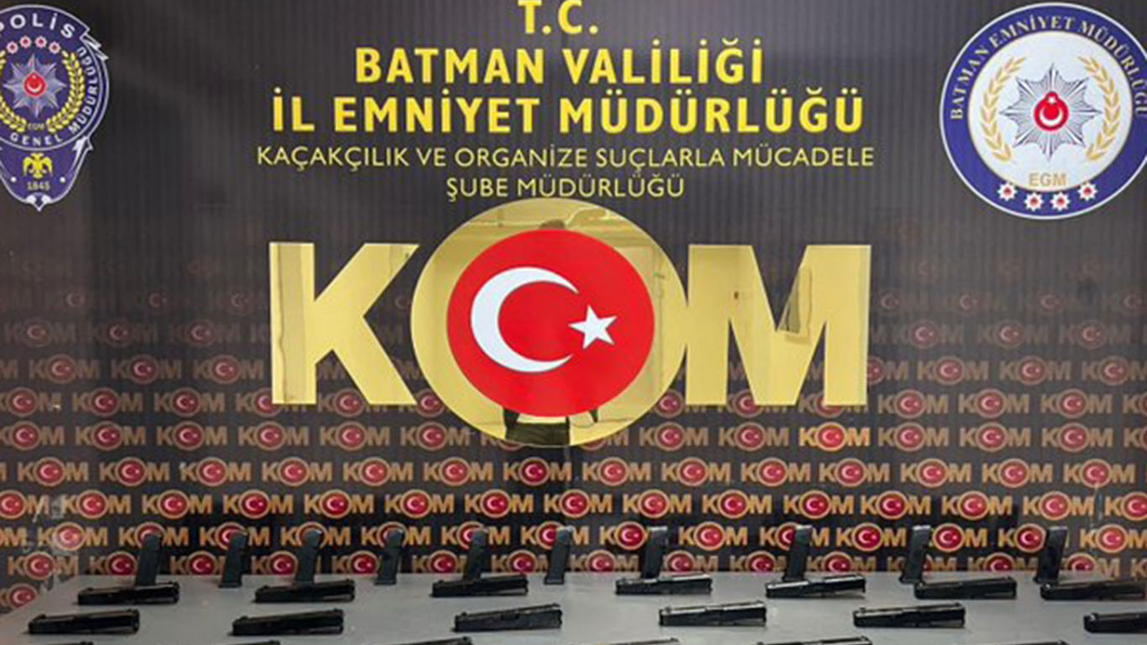 Batman'da silah kaçakçılara sert darbe