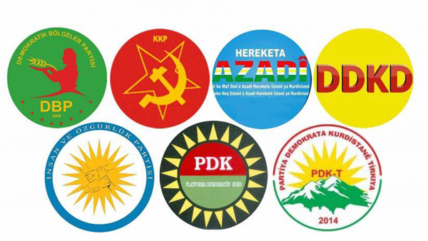 Kürt partileri ortak deklarasyon yayınlayacak