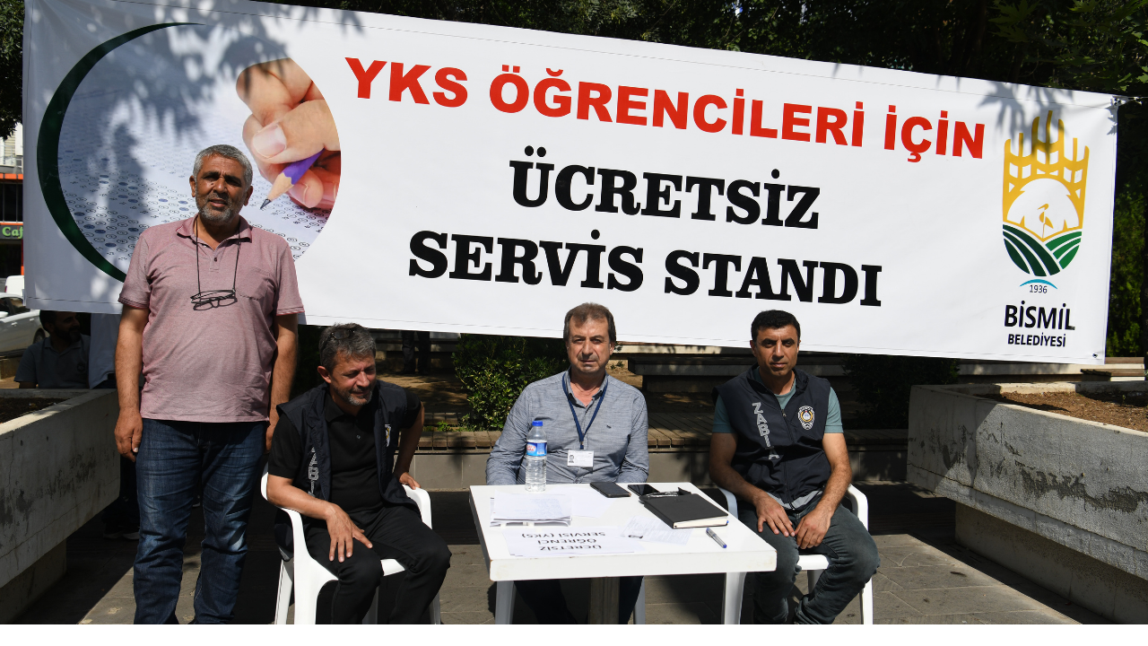 Diyarbakır’da YKS öğrencilerine servis hizmeti