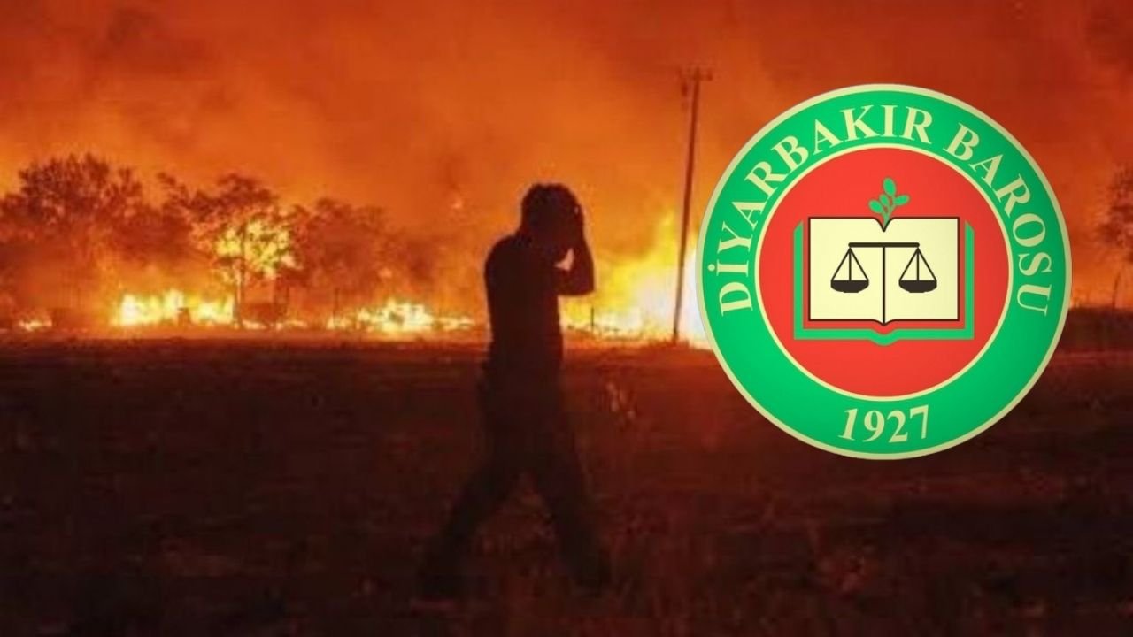 Diyarbakır Barosu'ndan yangın sonrası nefret içerikli paylaşımlara suç duyurusu