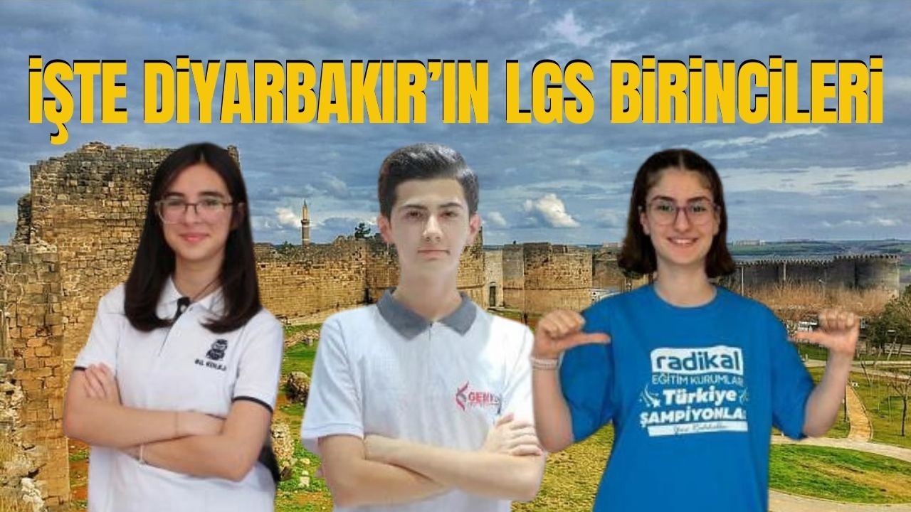 Diyarbakır LGS birincileri özel okullardan çıktı