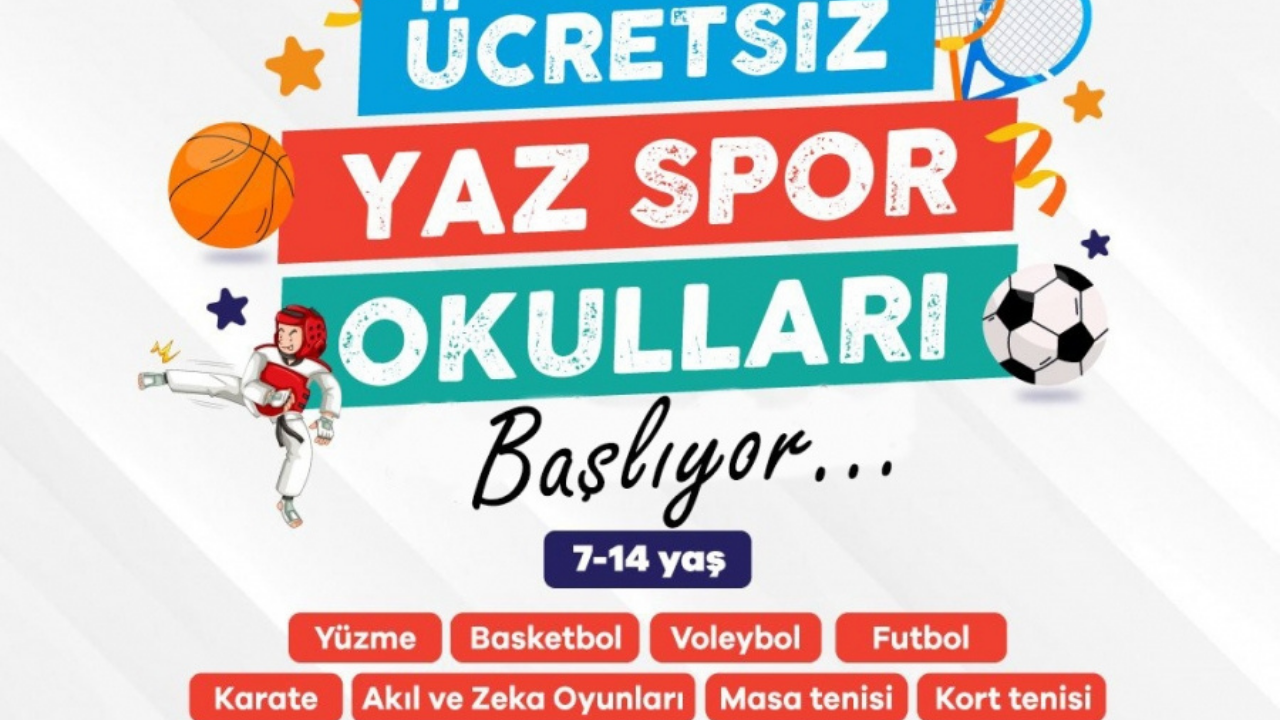 Diyarbakır’da ücretsiz Yaz Spor Okulları başlıyor