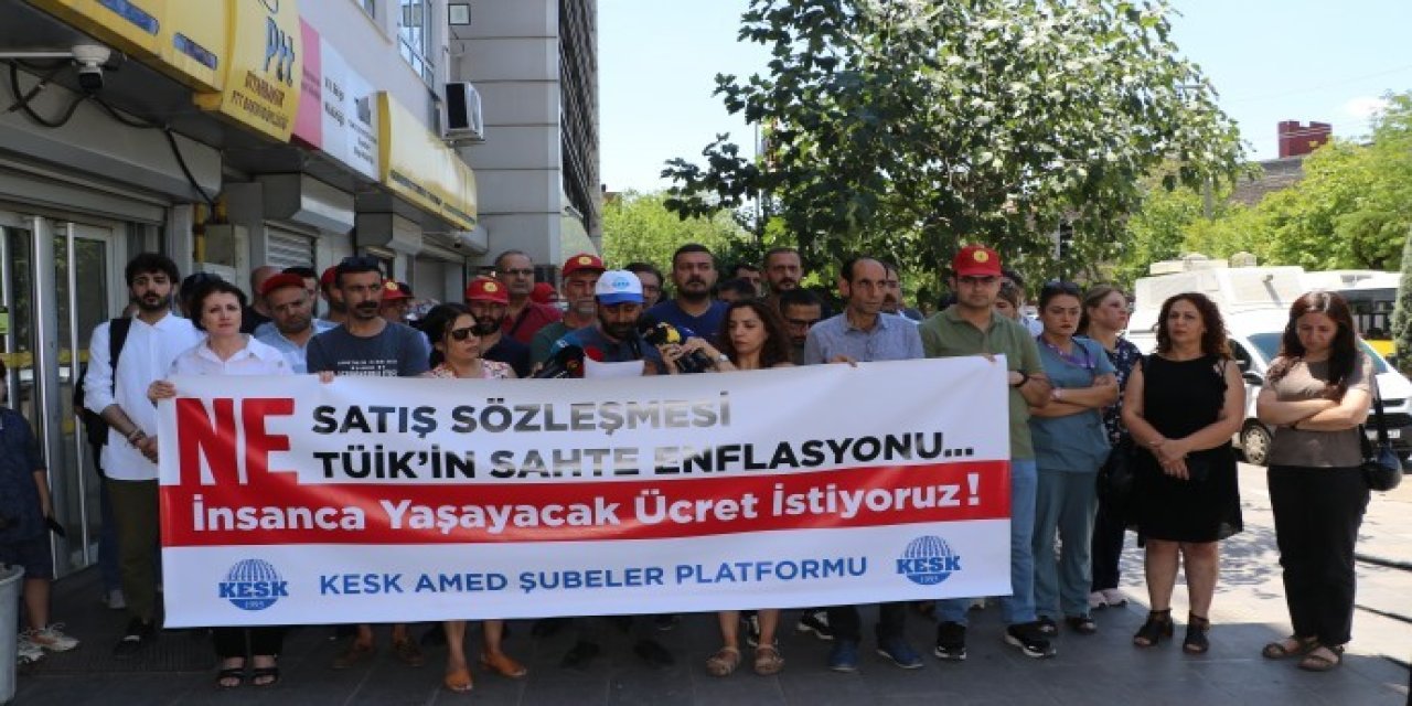 Diyarbakır’da TÜİK’in açıkladığı enflasyon rakamlarına tepki