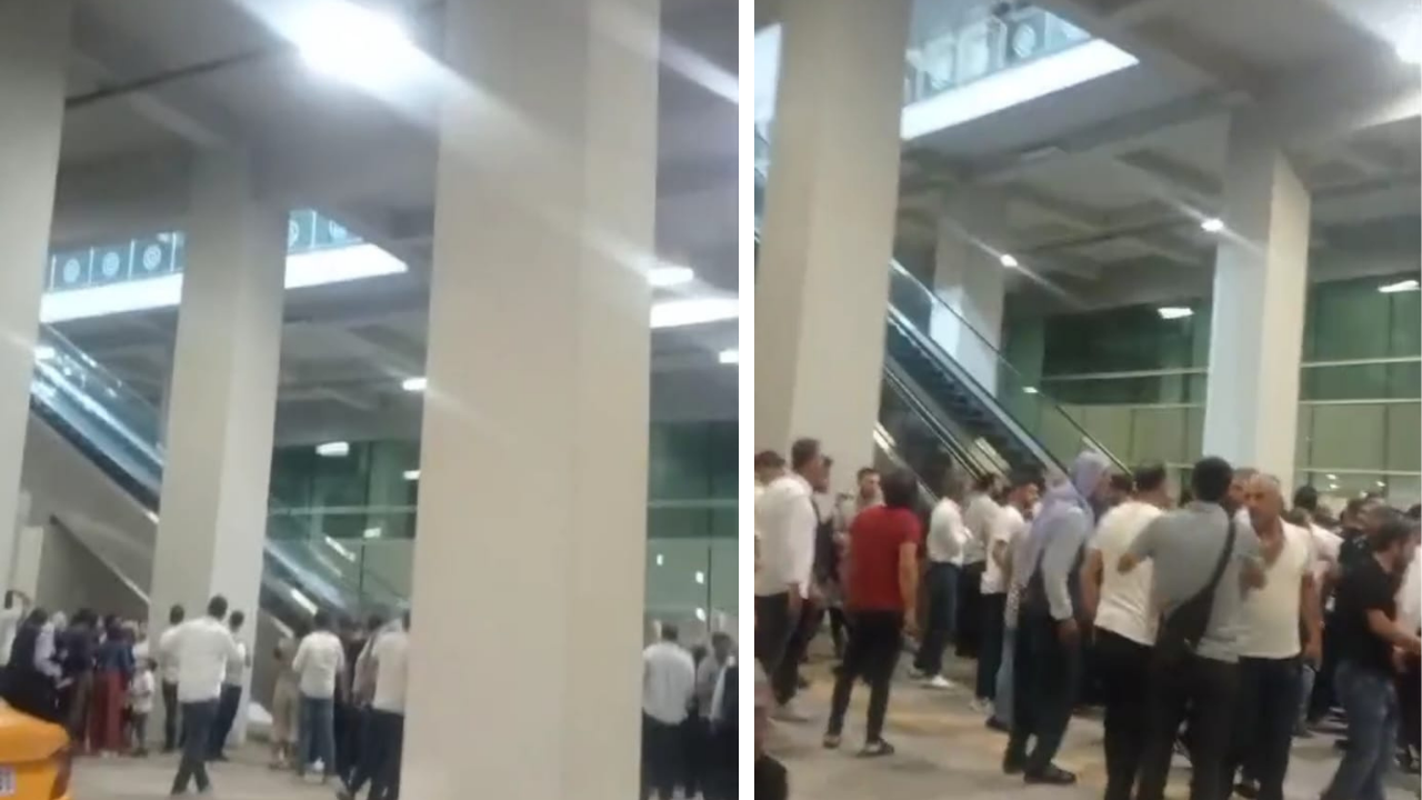 Diyarbakır Havalimanı'nda yürüyen merdiven kazası: yaralılar var