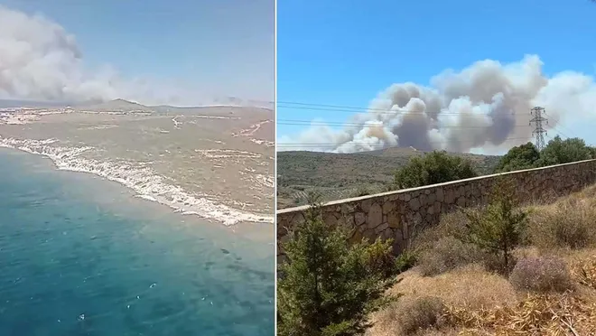 Çeşme'de orman yangınında 3 kişi öldü