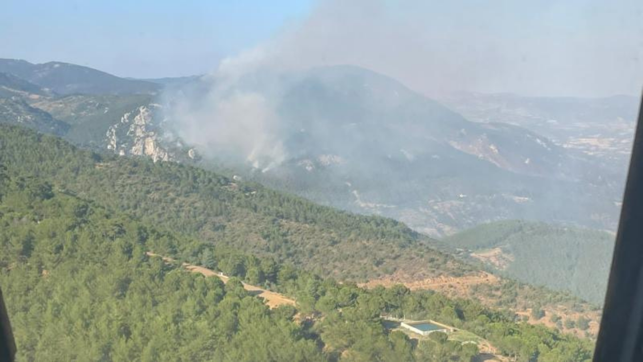 İzmir'de 2 gündür süren orman yangını kontrol altına alınamıyor