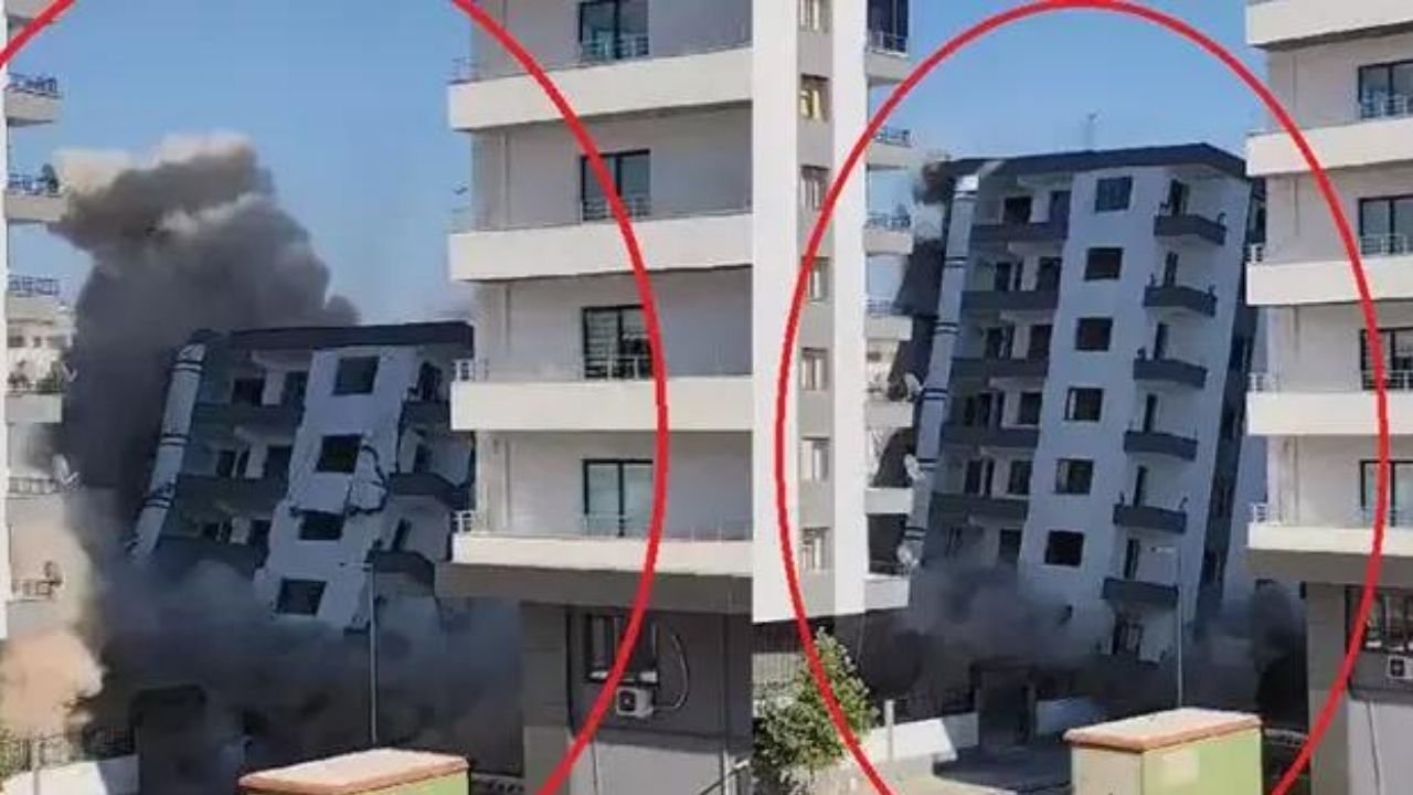 Diyarbakır’da 7 katlı bina, yıkım sırasında çöktü