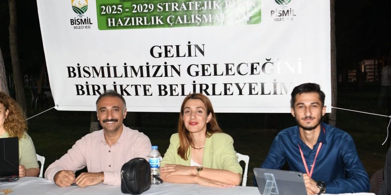 Bismil Belediyesi, ‘5 Yıllık Stratejik Plan’ için halkı dinliyor