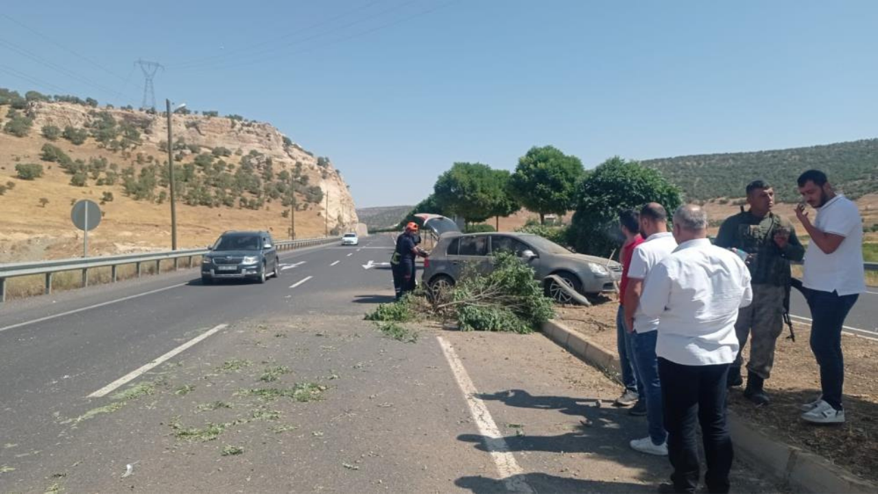 Diyarbakır yolu üzerinde kaza: 1 yaralı