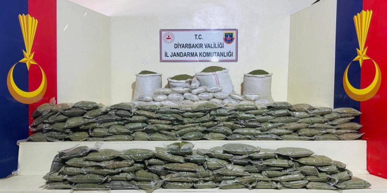 Diyarbakır’da 285 kilo esrar ele geçirildi