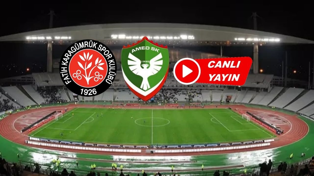 Fatih Karagümrük-Amedspor maçı hangi kanalda?