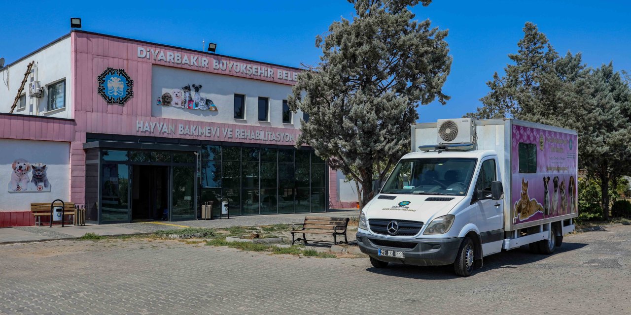 Diyarbakır’da sokak hayvanları için mobil kısırlaştırma aracı hizmete alındı