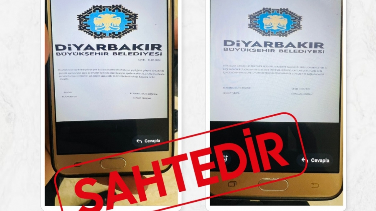 Diyarbakır Büyükşehir Belediyesi'nden işçi alımlarıyla ilgili dolandırıcılık uyarısı!