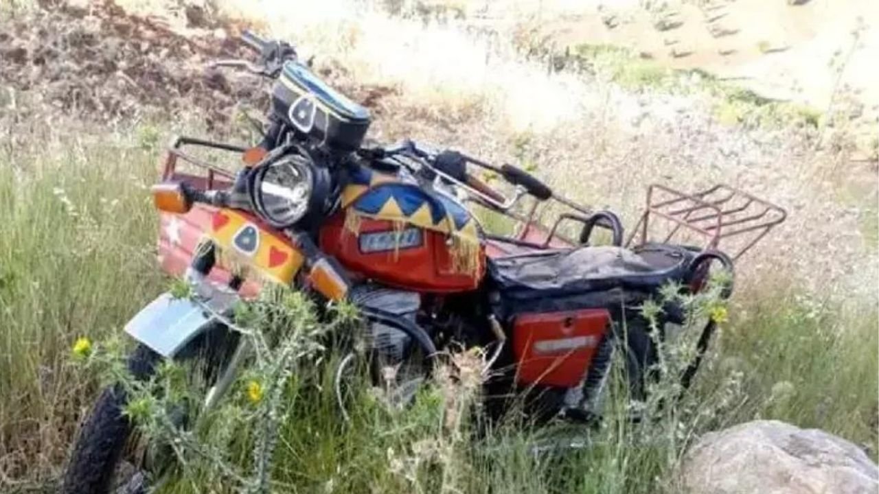 Diyarbakır’da sepetli motosiklet uçuruma yuvarlandı: 1 ölü